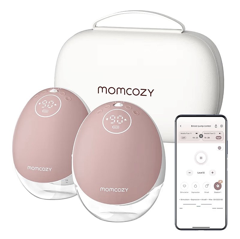 Momcozy M9 Wearable Pump: App-Enabled, Multi-Modes & 15 Levels