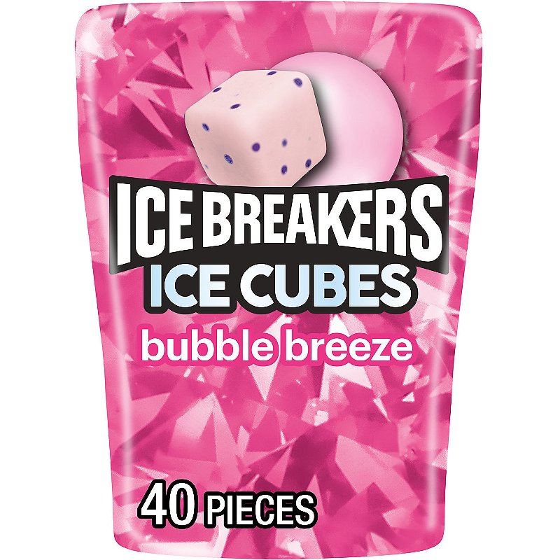 hjk_tobe　ice breaker NATUREDYE Ice Breakers, Ice Cubes Bubble Gum, Bubble Breeze - Consumos da