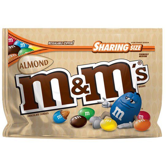 M&Ms Sharing Size Almond - Consumos da Martina