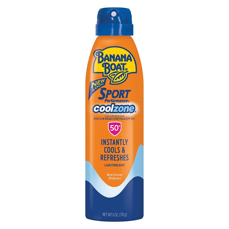 Banana Boat Sport CoolZone Clear Sunscreen Spray SPF 50+ Banana Boat Sport CoolZone Clear Sunscreen Spray SPF 50+