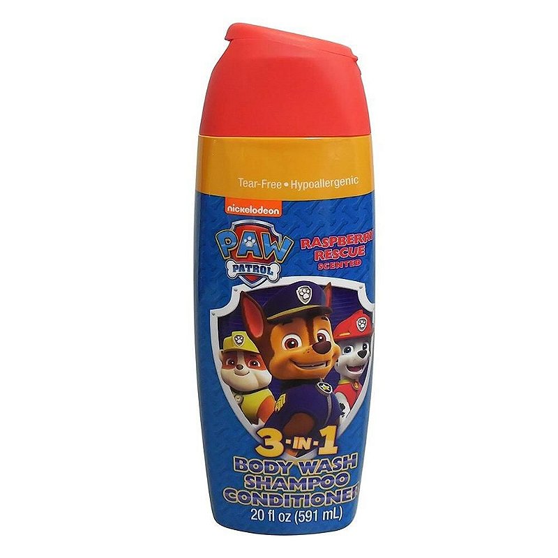 Paw Patrol 3 in 1 Body Wash, Shampoo Conditioner Consumos da Martina