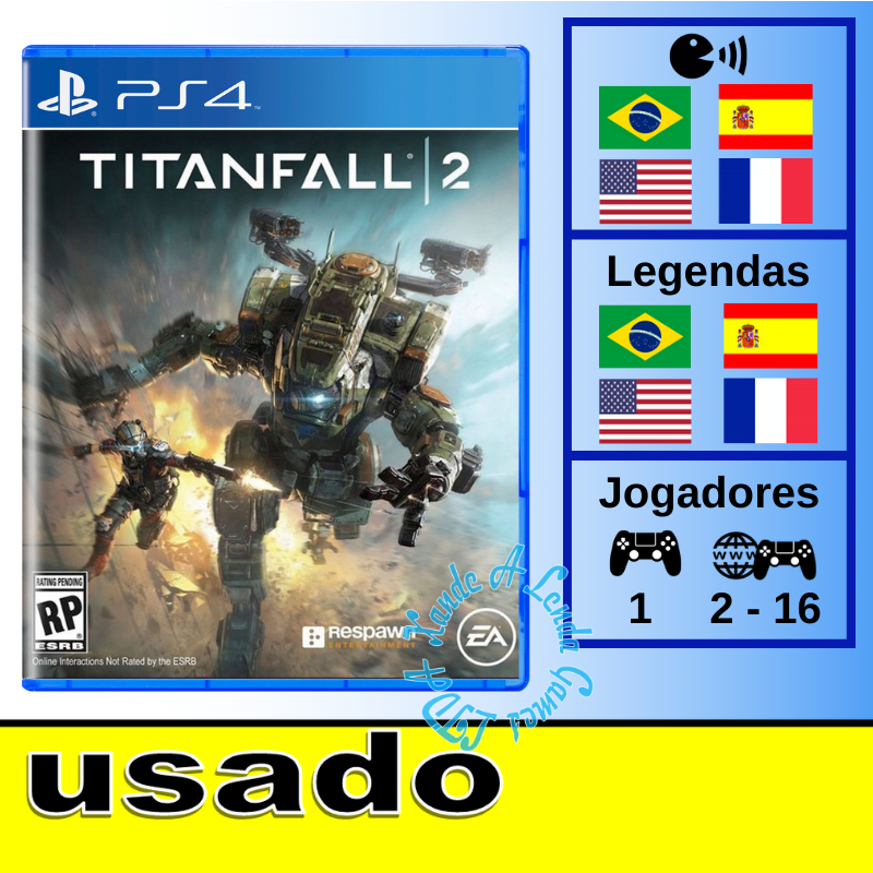 Jogo Titanfall 2 Ps4 Midai Fisica PlayStation Respawn EA