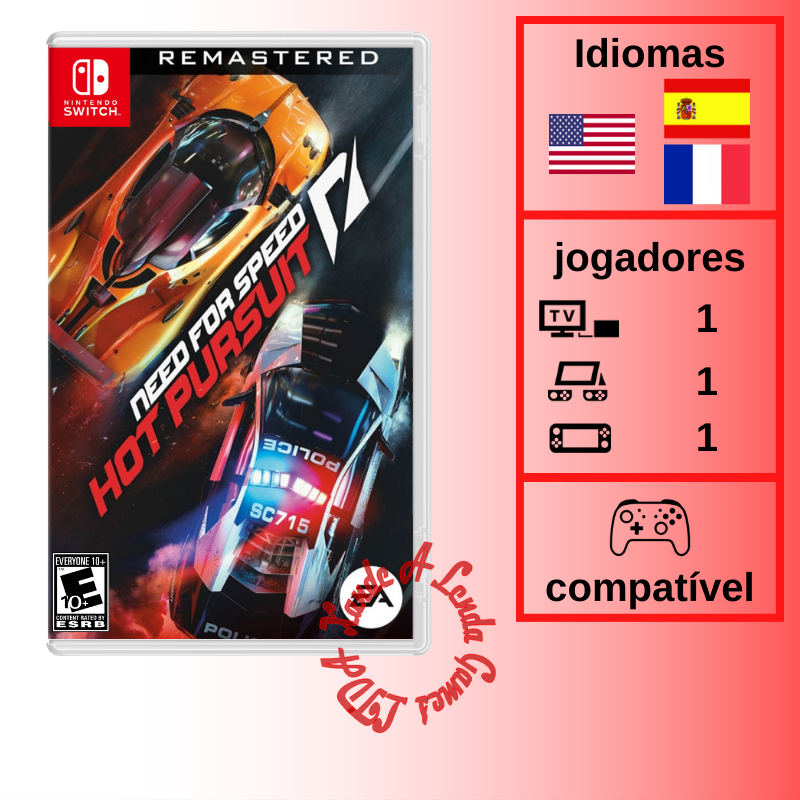 Nintendo Switch Need for Speed: Hot Pursuit Remastered KaBuM