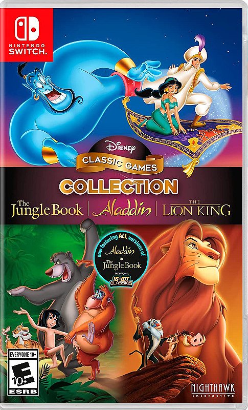Aladdin, Rei Leão, Pocahontas e muito mais! Conheça os jogos da Disney para  o Mega Drive - Blog TecToy
