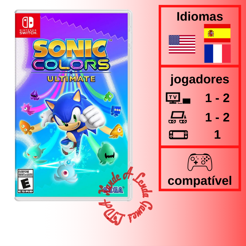 The Hedgehog Sonic Colors Nintendo Switch Comprar Sonic Colors
