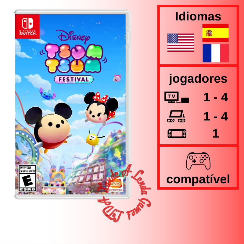 Comprar Disney Tsum Tsum Festival EUA - SWITCH - Xande A Lenda