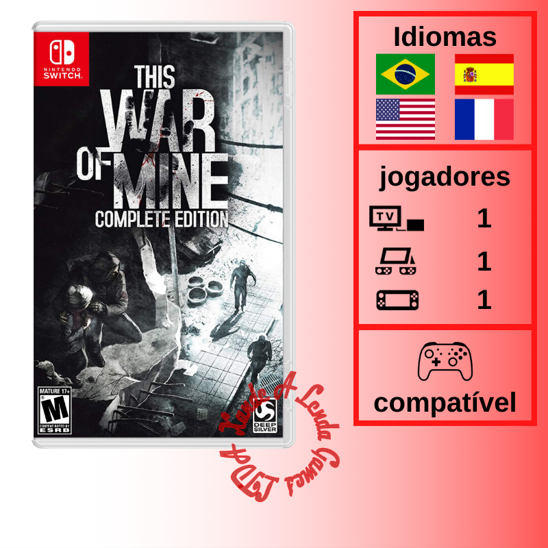 Nintendo Switch THIS WAR OF MINE COMPLETE EDITION This War of Mine Complete Edition - SWITCH [EUA] - Xande A
