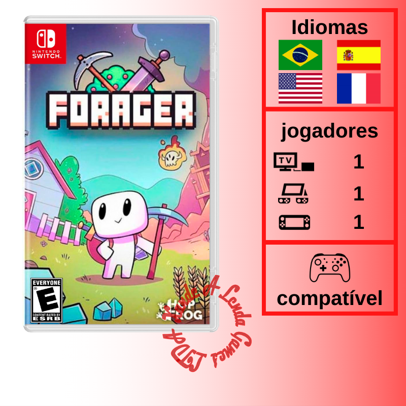 Forager - SWITCH [EUA] - Xande A Lenda Games. A sua loja de jogos!
