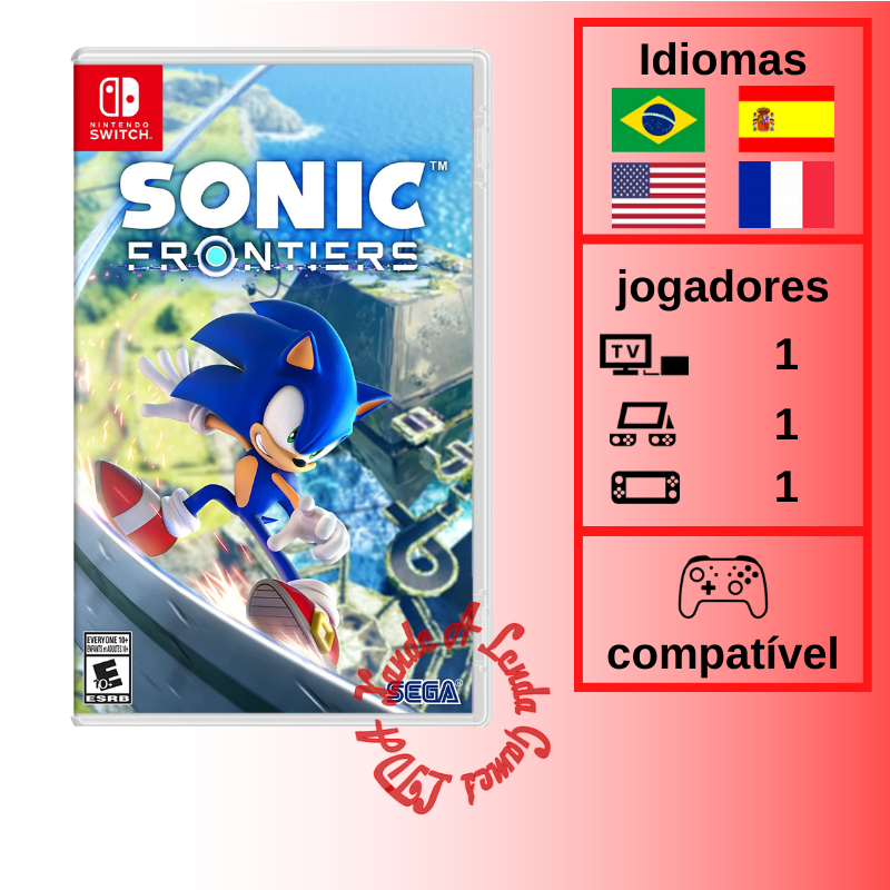 Jogo Sonic Frontiers - Nintendo Switch