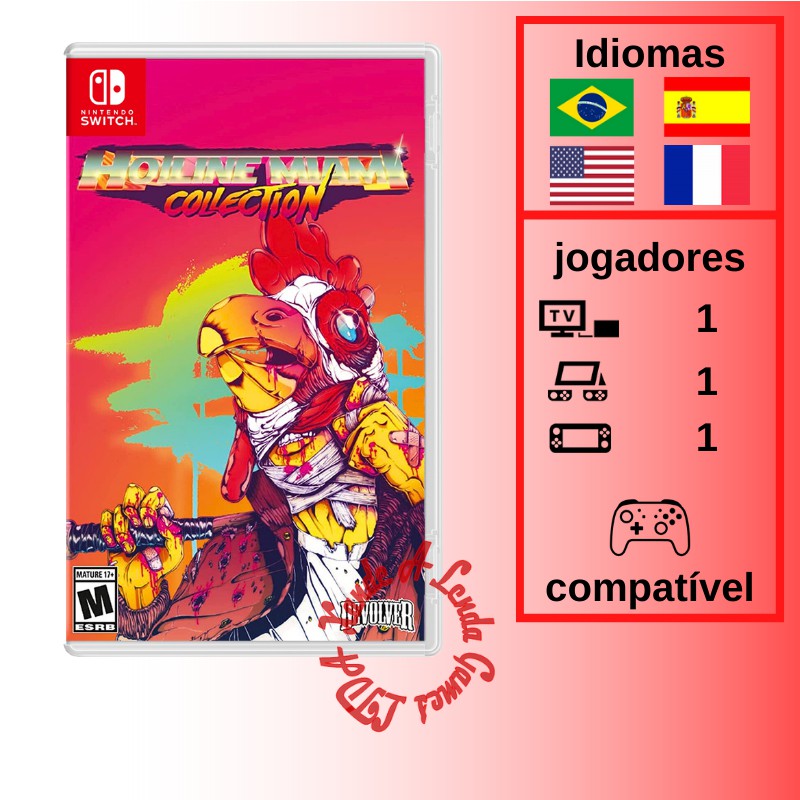 Hotline Miami Collection - SWITCH [EUA] - Xande A Lenda Games. A