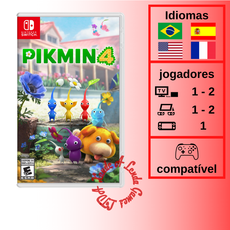 Pikmin 4 - SWITCH [EUA] - Xande A Lenda Games. A sua loja de jogos!