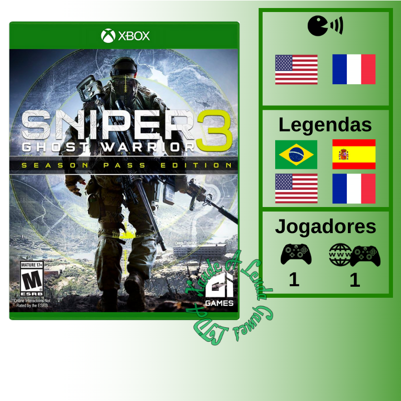 Jogo Sniper Ghost Warrior Contracts - Xbox One