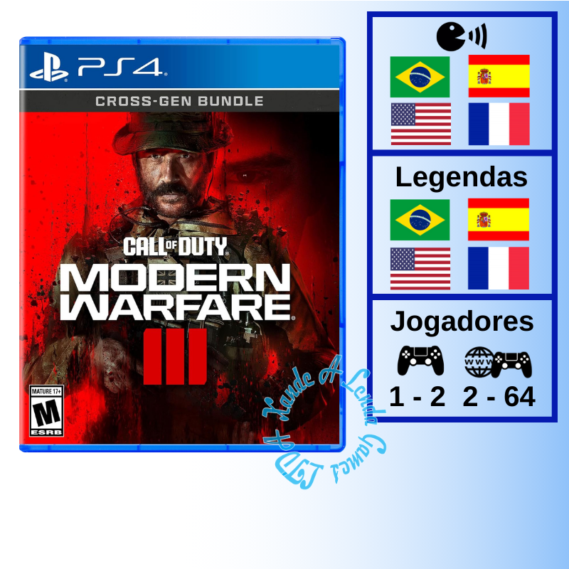 CALL OF DUTY: MODERN WARFARE 2- PS3 - (USADO) - World Colecionáveis