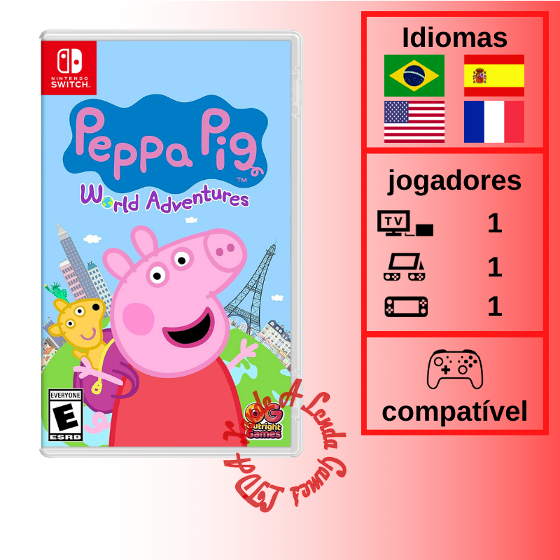 Nintendo Switch Peppa Pig: World Adventures (Nintendo S Peppa Pig World Adventures - SWITCH [EUA] - Xande A Lenda Games. A