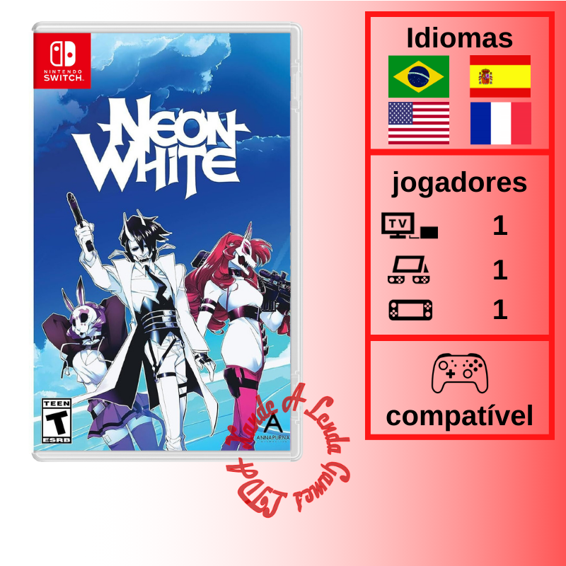 Neon White - SWITCH [EUA] - Xande A Lenda Games. A sua loja de jogos!