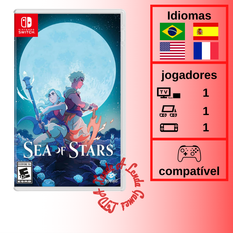 Sea of Stars - SWITCH [EUA] - Xande A Lenda Games. A sua loja de