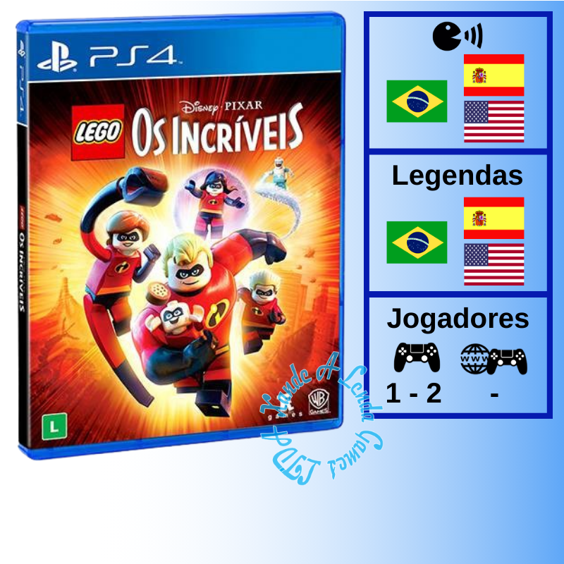 Lego Ps4 Pixar Comprar LEGO Os Incríveis Para PS4 Mídia Física