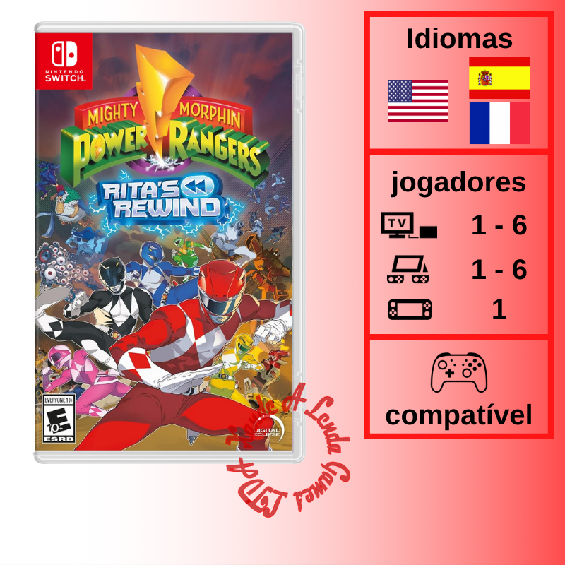 Mighty Morphin Power Rangers Rita's Rewind - SWITCH [EUA] - Xande