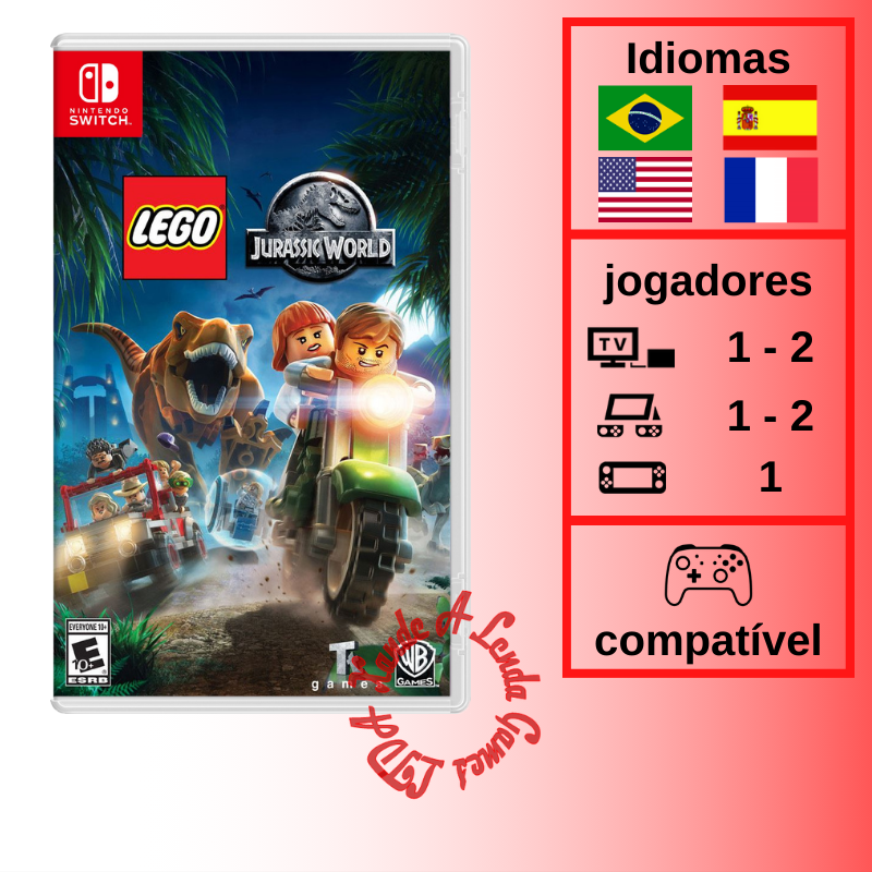 Jurassic Park Lego Game Switch Lego Jurassic LEGO Jurassic World