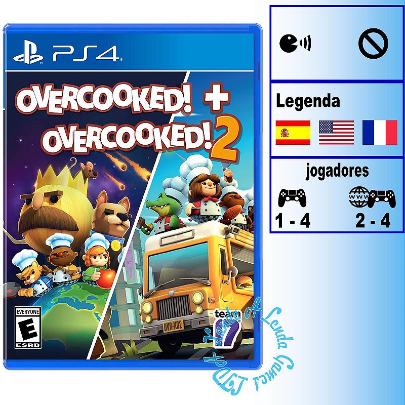 Jogo Overcooked! 2 - PS4 - Jogos PS4 Curitiba - Playstation 4