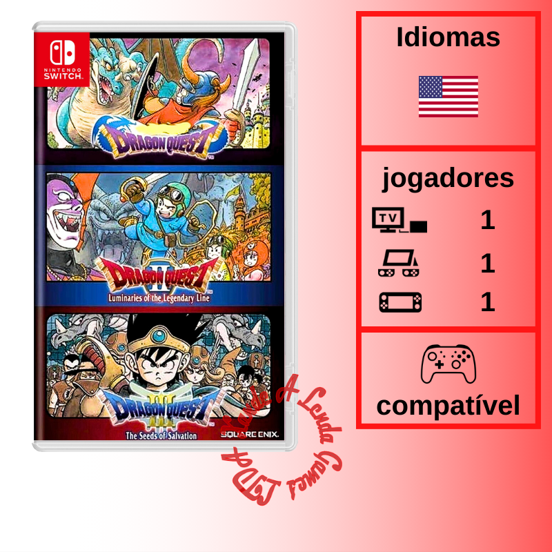 Dragon Quest Trilogy Collection 1+2+3 - SWITCH [ASIA] - Xande A