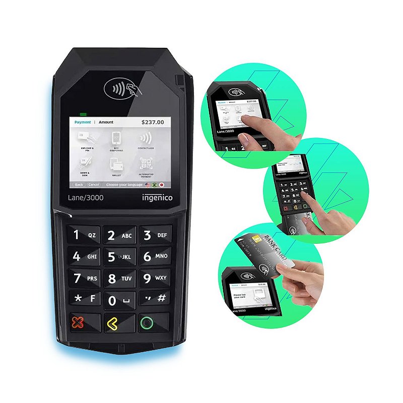 Pinpad Ingenico Lane/3000 USB Serial TEF TI