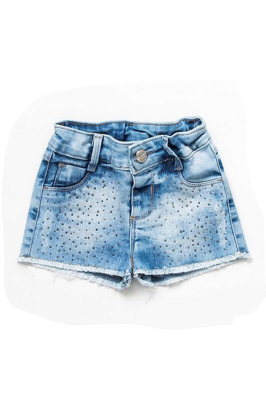 bermudas jeans infantil feminina