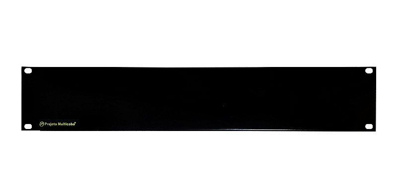 RÉGUA PADRÃO RACK 19" 2U CEGA