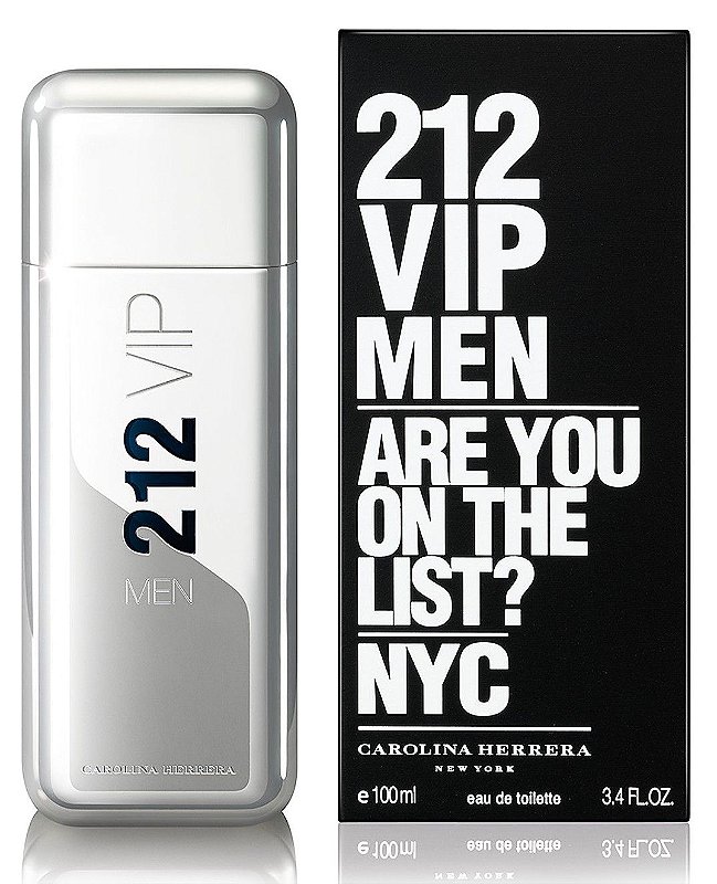 Carolina Herrera 212 VIP Men Eau de Toilette Perfume Masculino - Bethel  Store | Perfumaria & Games