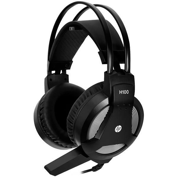 Headset Gamer HP H100 PS2 TRS Com Fio Preto GBinfo