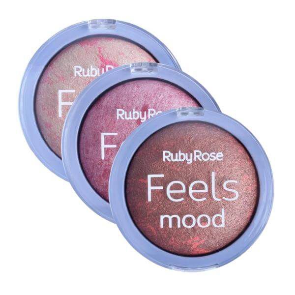 Blush marmorizado Feels Mood - Ruby Rose - Love Store Makeup - A sua Loja  de Maquiagem Online
