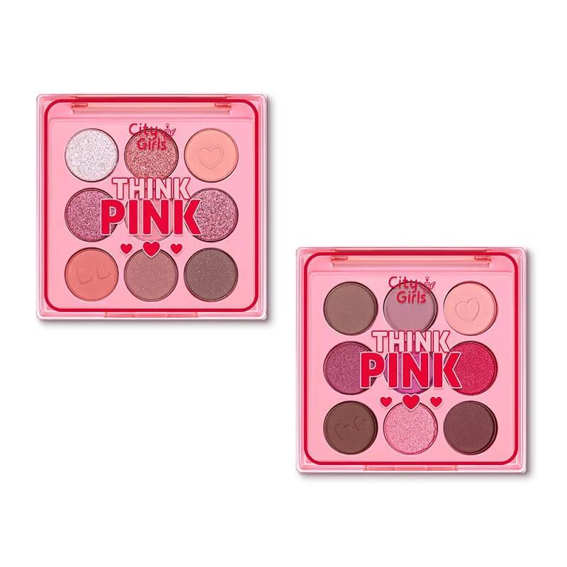 Paleta de sombras Think Pink - City Girls - Love Store Makeup - A sua Loja  de Maquiagem Online