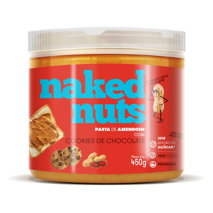 Pasta De Amendoim Com Cookies De Chocolate Naked Nuts G Enblu Loja De Produtos Naturais