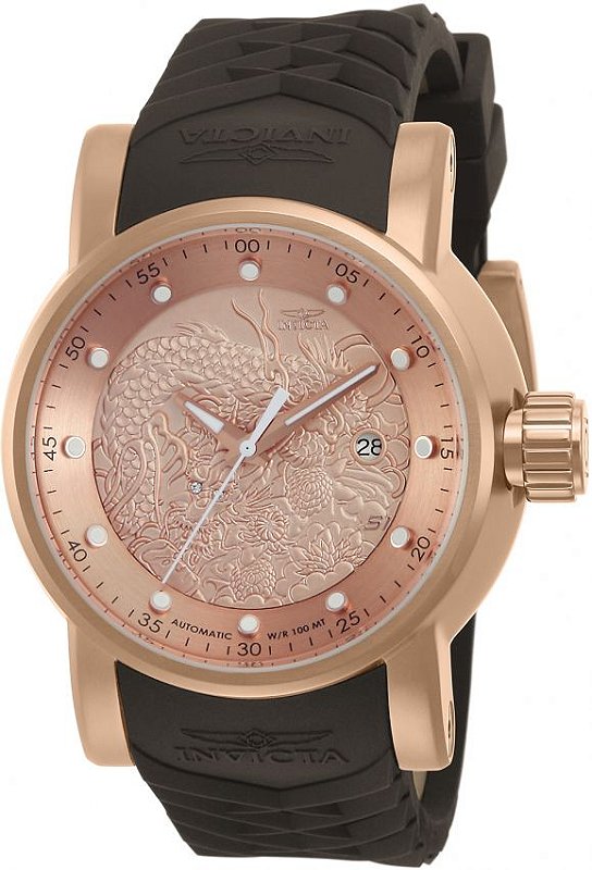 ICHI  Relógio Invicta Yakuza Preto Dourado. - DN Multimarcas