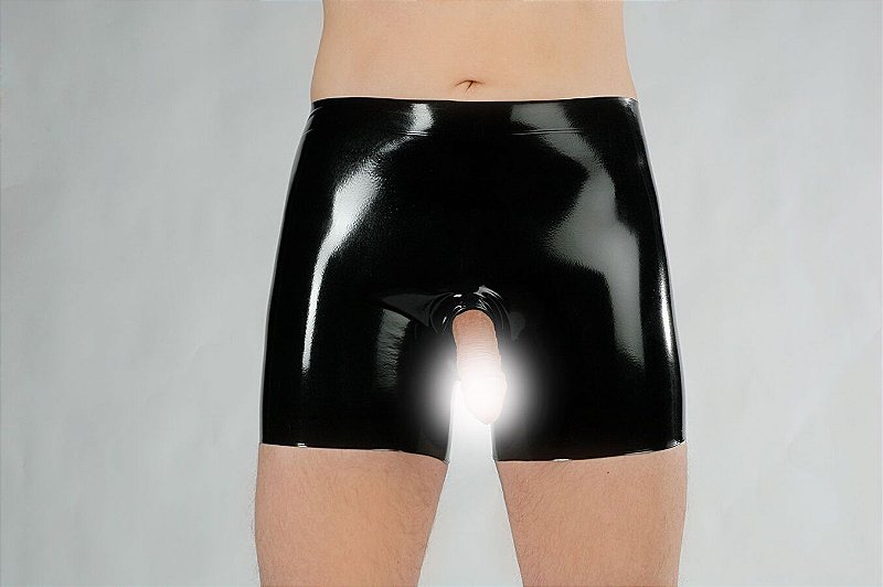 Short De Látex C Camisinha Aberta Loja Fetisso A Marca Do Latex