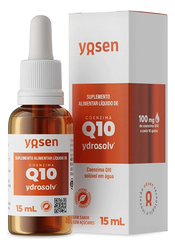 Coenzima Q10 Kanekaq10® 5x Absorção Ydrosolv® 15ml Yosen Sabor Sem