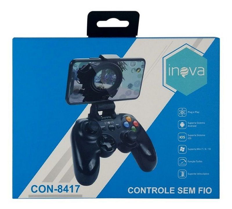 Controle Para Jogar No Celular Joystick Gamer Bluetooth 142b