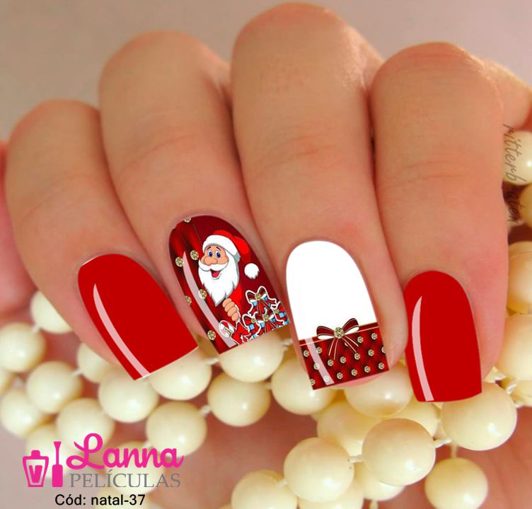 Películas de unha- Modelo Natal - Películas De Unhas - vários adesivos Temos frete Grátis Películas de unha- Modelo Natal - Películas De Unhas - vários adesivos Temos frete Grátis