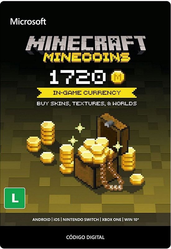 Minecraft: Pacote 3500 Minecoins