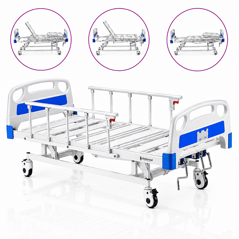 Cama Hospitalar Manual 3 Movimentos DX3 Dellamed 200 kg