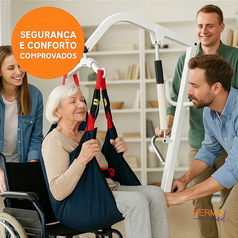 Guincho para elevação Manual Até 180 Kg D5000 - Dellamed