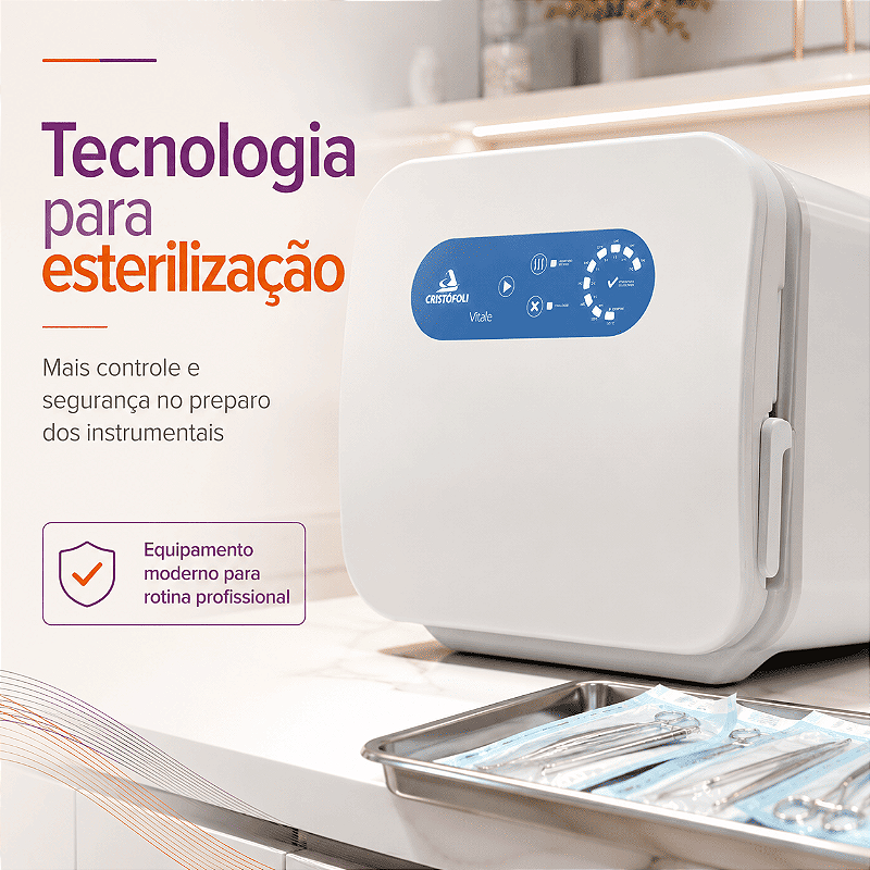 Autoclave Vitale Class 12L Inox Bivolt - Cristofoli