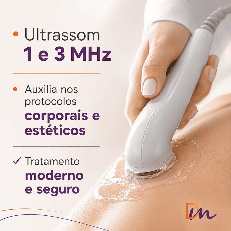 Sonopulse 1 e 3MHZ Portátil + Gel Condutivo 1kg - Ibramed
