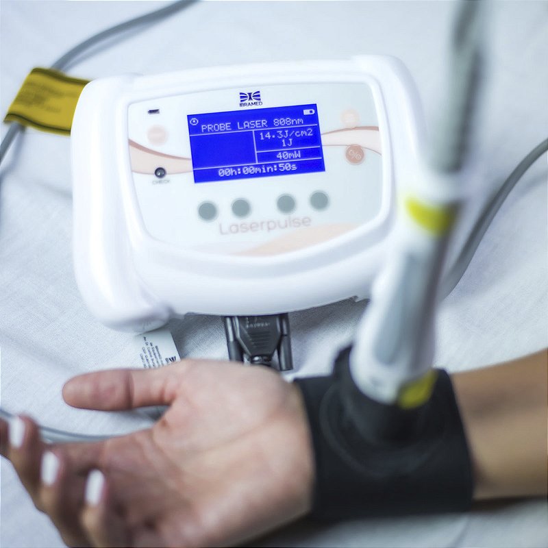 Laserpulse Laser Terapêutico + Probe P3 660nm + Bolsa de Transporte - Ibramed