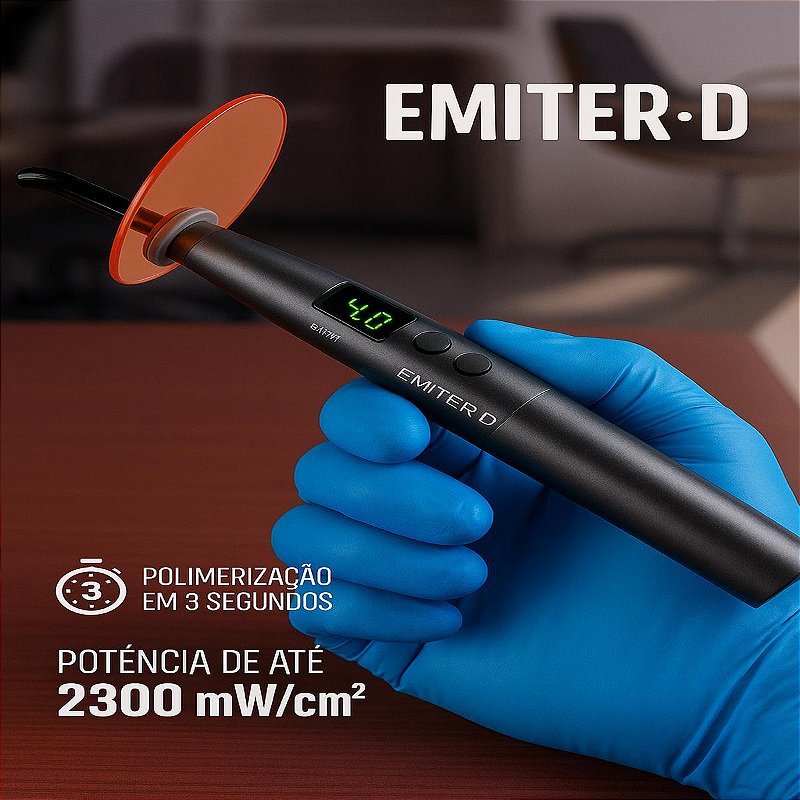Fotoclareador Emitter D + Ponteiras De Clareamento - Schuster