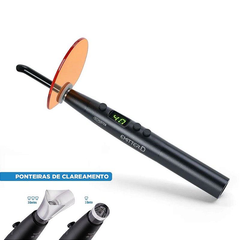 Fotoclareador Emitter D + Ponteiras De Clareamento - Schuster