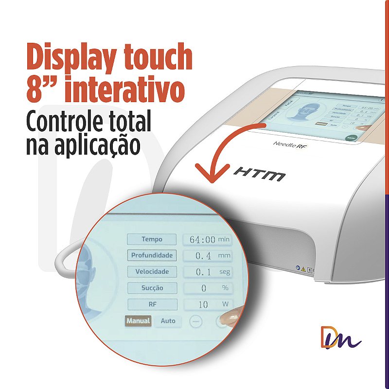 Needle RF Equipamento de Radiofrequência Microagulhada - HTM