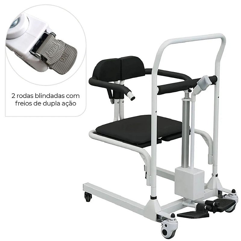 Cadeira De Tranferência Elétrica Higiênica D80 - Dellamed