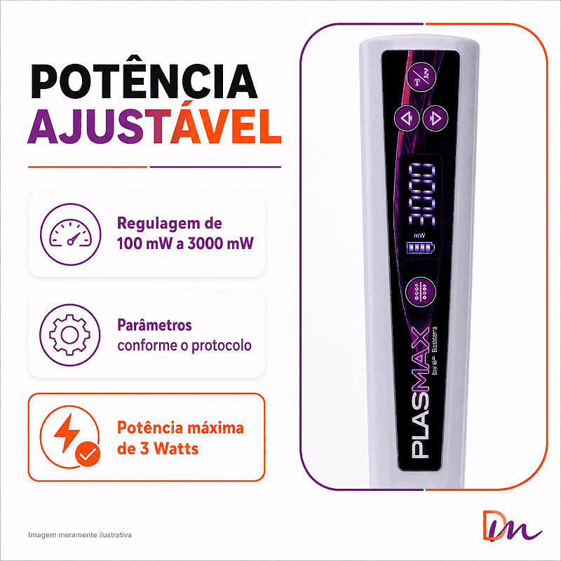Jato de Plasma Profissional Plasmax Portátil Facial e Corporal - KLD Biossistemas