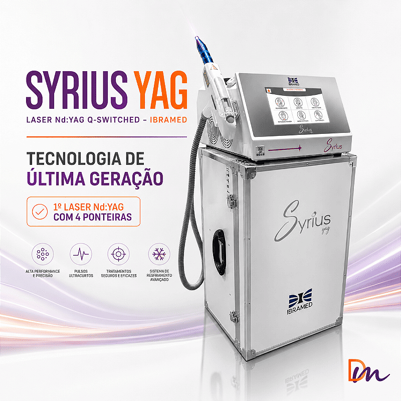 Equipamento De Laser Syrius Yag + 4 Ponteiras - Ibramed